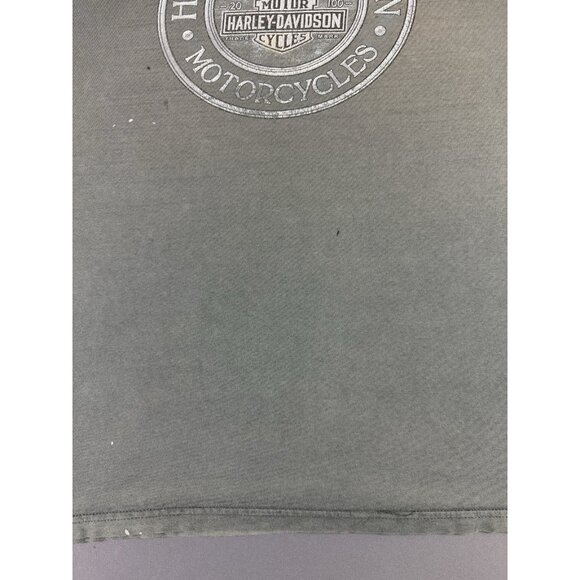 Rare Vintage Y2K Harley Davidson Thrashed Fade Cocoa Beach Florida 2XL Fit Shirt - Picture 8 of 16